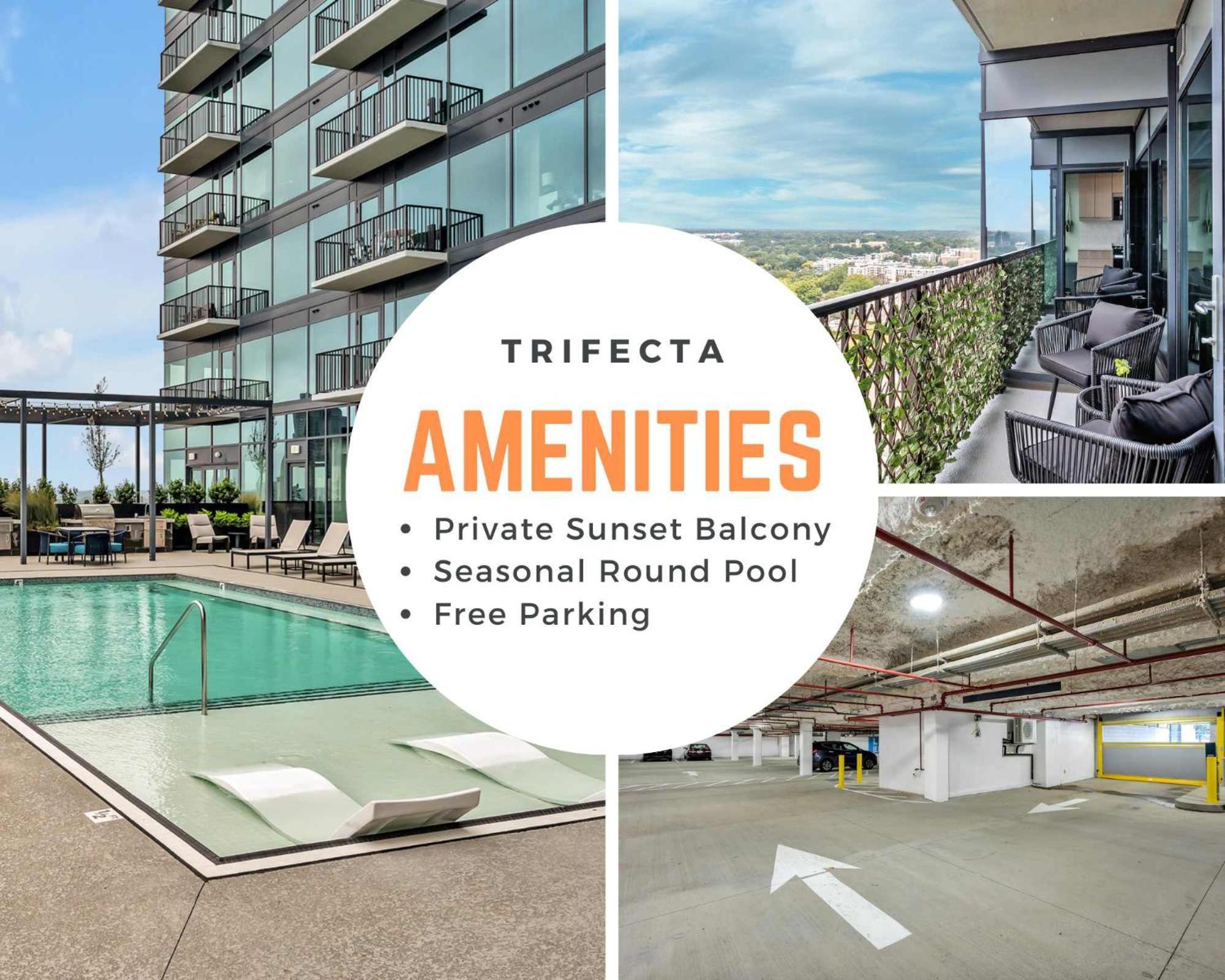 High-Rise Apt Raleigh Free Parking & Sunset View 1 Ngoại thất bức ảnh